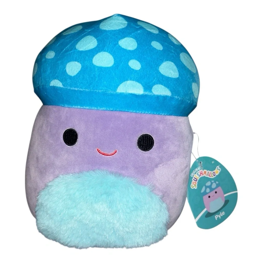 Squishmallows‎ Pyle Mushroom 8” Plush Kellytoy Official Collectible NWT